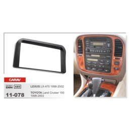 Переходная рамка CARAV 11-078/Incar RTY-N13 (Lexus LX-470 1998-2002, Toyota LC-100 1998-2003)