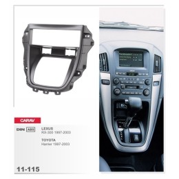 Переходная рамка CARAV 11-115/Incar RLS-RX01 (Lexus RX-300 1997-2003, TOYOTA Harrier 1997-2003)