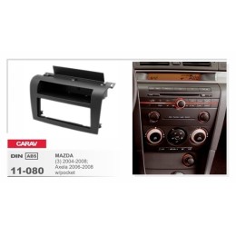 Переходная рамка CARAV 11-080/Incar 99-7504 (MAZDA 3 2004-2008, Axela 2006-2008 c карманом )