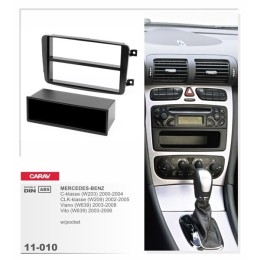 Переходная рамка CARAV 11-010 (Mercedes-Benz C-class (W203) 2000-2004, CLK-class 2002-2004, Viano, Vito 2003-2006 (с карманом) )