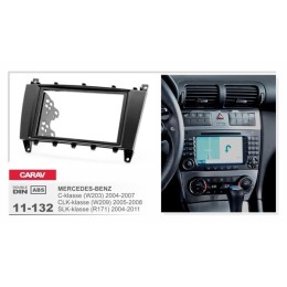 Переходная рамка INCAR RMB-CLK03 Mercedes E,C,CLK (2004+), SLK (2006+) 2din