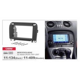 Переходная рамка CARAV 11-134 (Black)/ 11-409(Wooden) (Merceds-Benz SL (R230) 2001+)