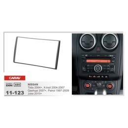 Переходная рамка CARAV 11-123/Intro RNS-N05 (Nissan Tiida 2004+, X-Trail 2004-2007, Qashqai 2007+, Patrol 1997-2009, Juke 2010+)