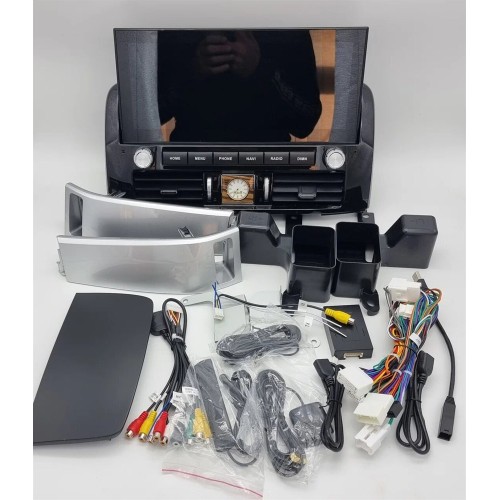 Штатная магнитола CarMedia KP-T1214L для Toyota Land Cruiser Prado 120 2002-2009 на Android 10.0