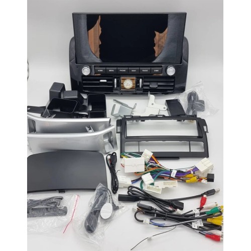 Штатная магнитола CarMedia KP-T1214H для Toyota Land Cruiser Prado 120 2002-2009 high на Android 10.0