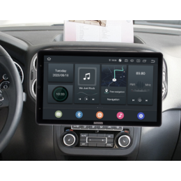 CarMedia OL-9908-1-RL TESLA (вертикально-поворотный экран) для Volkswagen Tiguan 2007-2016 на Android 10.0