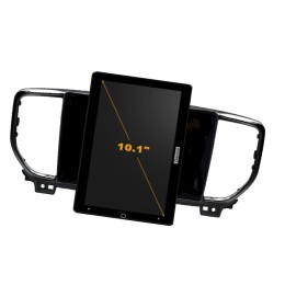CarMedia OL-9780-2-RL TESLA (вертикально-поворотный экран) для Kia Sportage IV 2018-2022 черная на Android 10.0