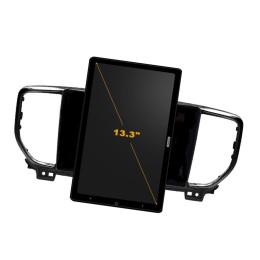CarMedia OL-9780-2-RLX TESLA (вертикально-поворотный экран) для Kia Sportage IV 2018-2022 черная на Android 10.0
