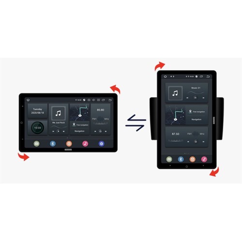 Штатная магнитола CarMedia OL-1903-D для Volkswagen 2005-2019 (вертикально-поворотный экран 13.3) на Android 10.0