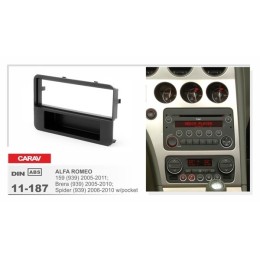 Переходная рамка CARAV 11-187 (ALFA ROMEO 159 (939) 2005-2011; Brera (939) 2005-2010; Spider (939) 2006-2010 w/pocket)