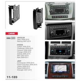 Переходная рамка CARAV 11-189/Intro 95-6511W Chrysler Jeep Dodge