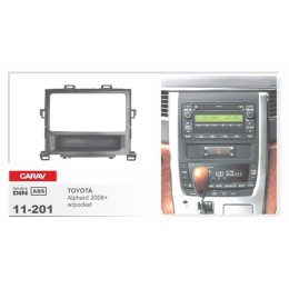 Переходная рамка CARAV 11-201/Incar RTY-N62 (TOYOTA Alphard 2008+ w/pocket)