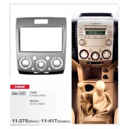 Переходная рамка CARAV 11-275 (Silver)/ 11-417 (golden) (MAZDA BT-50 I 2006-2011 / FORD Everest 2003+)