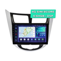 Wide Media LC9027QU-4/64 для Hyundai Solaris I 2011-2017 на Android 10.0