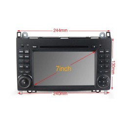 CarMedia MKD-7007-P30 для Mercedes A-klasse (W169) 2004-2012, B-klasse (W245) 2005-2011, Vito ll (W639) 2006-2014, Vito III (W447) 2014-2024, Viano ll (W639) 2006-2014 на Android 10.0