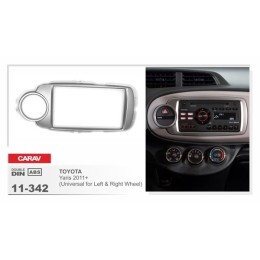 Переходная рамка CARAV 11-342/Incar RTY-N44 (TOYOTA Yaris 2011+ (Universal for Left and Right Wheel))