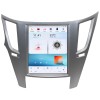 Магнитола Тесла CarMedia ZF-1070S-Q6 Tesla-Style для Subaru Legacy, Outback 2009-2014 серебро на Android 11.0