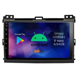 Roximo RM-1105 4/64 ГБ для Toyota Land Cruiser Prado 120 2002-2009 на Android 12.0