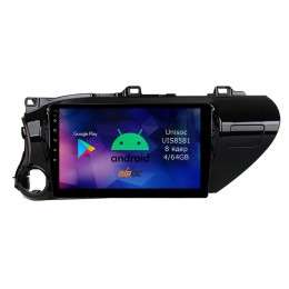 Roximo RM-1119 4/64 ГБ для Toyota Hilux an120, 2015+ на Android 12.0