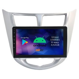 Roximo RM-2003 4/64 ГБ для Hyundai Solaris I 2011-2017 на Android 12.0