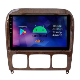 Roximo RM-2505 4/64 ГБ для Mercedes-Benz S Class IV (W220) 1998-2005 на Android 12.0