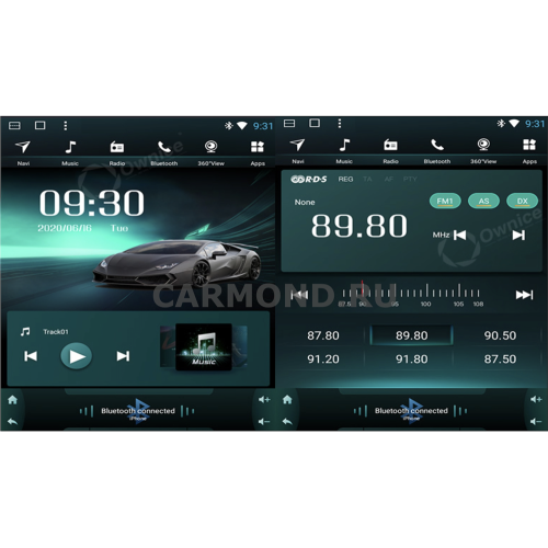 Штатная магнитола CarMedia OL-9729-HD для Hyundai H1 Starex II 2016-2022 на Android 10.0