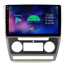 Roximo RM-3202S 4/64 ГБ для Skoda Octavia II (A5) 2004-2013 на Android 12.0