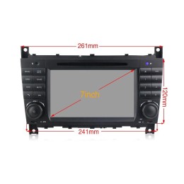 CarMedia MKD-M790-P30 для Mercedes C-klasse (W203), CLC-klasse, G-klasse (W463), CLK-klasse (W209) 2004-2012 на Android 10.0
