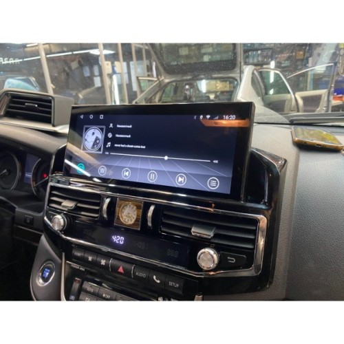 Штатная магнитола Parafar для Toyota Land Cruiser 200 2015-2021 в стиле Lexus (5.7L VXR, 360, JBL) на Android 12.0 (PF567L12)