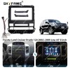 Штатная магнитола CarMedia SF-9696-1-W для Toyota Land Cruiser Prado 120 2002-2009 low на Android 8.1