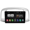 Магнитола FARCAR LX3009R (S195) для Hyundai Accent, Verna 2005-2011 серебро на Android 8.1