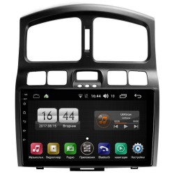 Магнитола FARCAR LX3048R (S195) для Hyundai Santa Fe 2000-2006, Santa Fe Classic 2007-2013 на Android 8.1