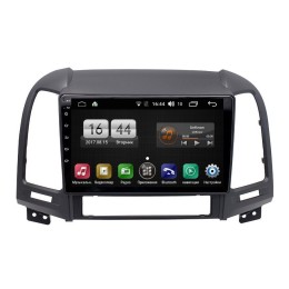 Магнитола FARCAR LX008R (S195) для Hyundai Santa Fe 2006-2012 серебро на Android 8.1