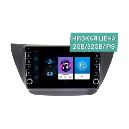 Штатная магнитола Wide Media LC9099ON-2/32 для Mitsubishi Lancer IX 2003-2007 черная на Android 10.0