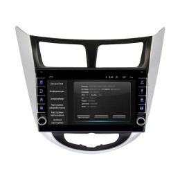 Штатная магнитола Wide Media LC9027ON-2/32 для Hyundai Solaris I 2011-2017 на Android 10.0