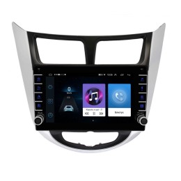 Штатная магнитола Wide Media LC9027ON-2/32 для Hyundai Solaris I 2011-2017 на Android 10.0