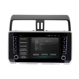 Штатная магнитола Wide Media LC1038ON-2/32 для Toyota Land Cruiser Prado 150 2017-2020 для авто без камеры на Android 10.0
