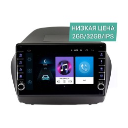 Штатная магнитола Wide Media LC1043ON-2/32 для Hyundai ix35, Tucson II 2011-2015 (для авто без камеры) на Android 10.0