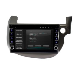Штатная магнитола Wide Media LC1067ON-2/32 для Honda Fit 2007-2014 (правый руль), темносерая на Android 10.0