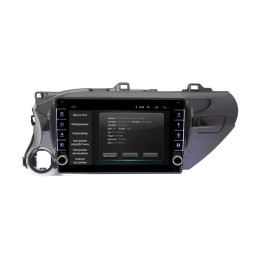 Штатная магнитола Wide Media LC1071ON-2/32 для Toyota Hilux 2015-2020 для авто без магнит. (левый руль) на Android 10.0
