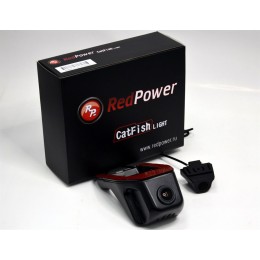 Двухканальный видеорегистратор RedPower CatFish Light 6207 на ножку зеркала (FHD6207)
