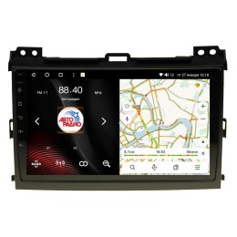 Штатная магнитола VAYCAR 0456-09VO8 8/128 ГБ для Toyota Land Cruiser Prado 120 2002-2009 на Android 10.0