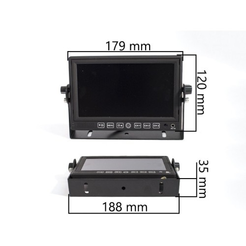AVIS Electronics AVS4714BM 7" для грузовиков и автобусов