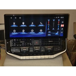 Штатная магнитола CarMedia KP-T1603 для Toyota Land Cruiser 200 2015-2021 (low) на Android 10.0