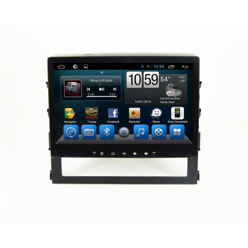 Штатная магнитола CarMedia QR-1050 для Toyota Land Cruiser 200 2015-2021 на Android 6.0
