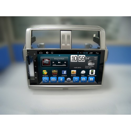 Штатная магнитола CarMedia QR-1048 для Toyota Land Cruiser Prado 150 2013-2016 на Android 6.0