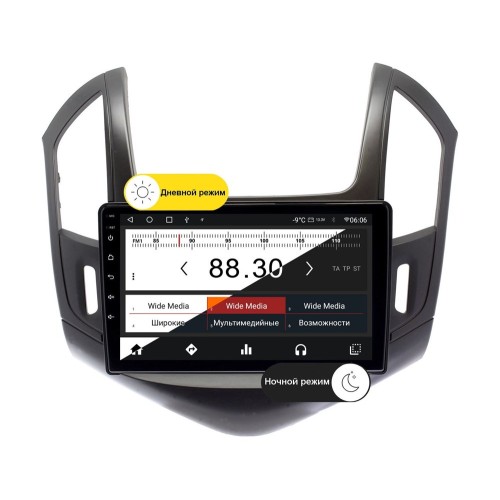 Штатная магнитола Wide Media MT9285QU PRO для Chevrolet Cruze I 2012-2015 на Android 10.0