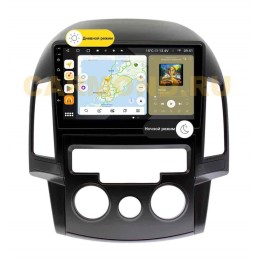 Штатная магнитола Wide Media MT9201QU PRO для Hyundai i30 2008-2011 (авто с кондиционером) на Android 10.0