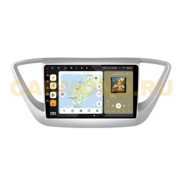 Штатная магнитола Wide Media MT766QU PRO для Hyundai Solaris II 2017-2020 на Android 10.0