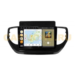 Штатная магнитола Wide Media MT2003QU PRO для Hyundai Solaris 2020+ на Android 10.0